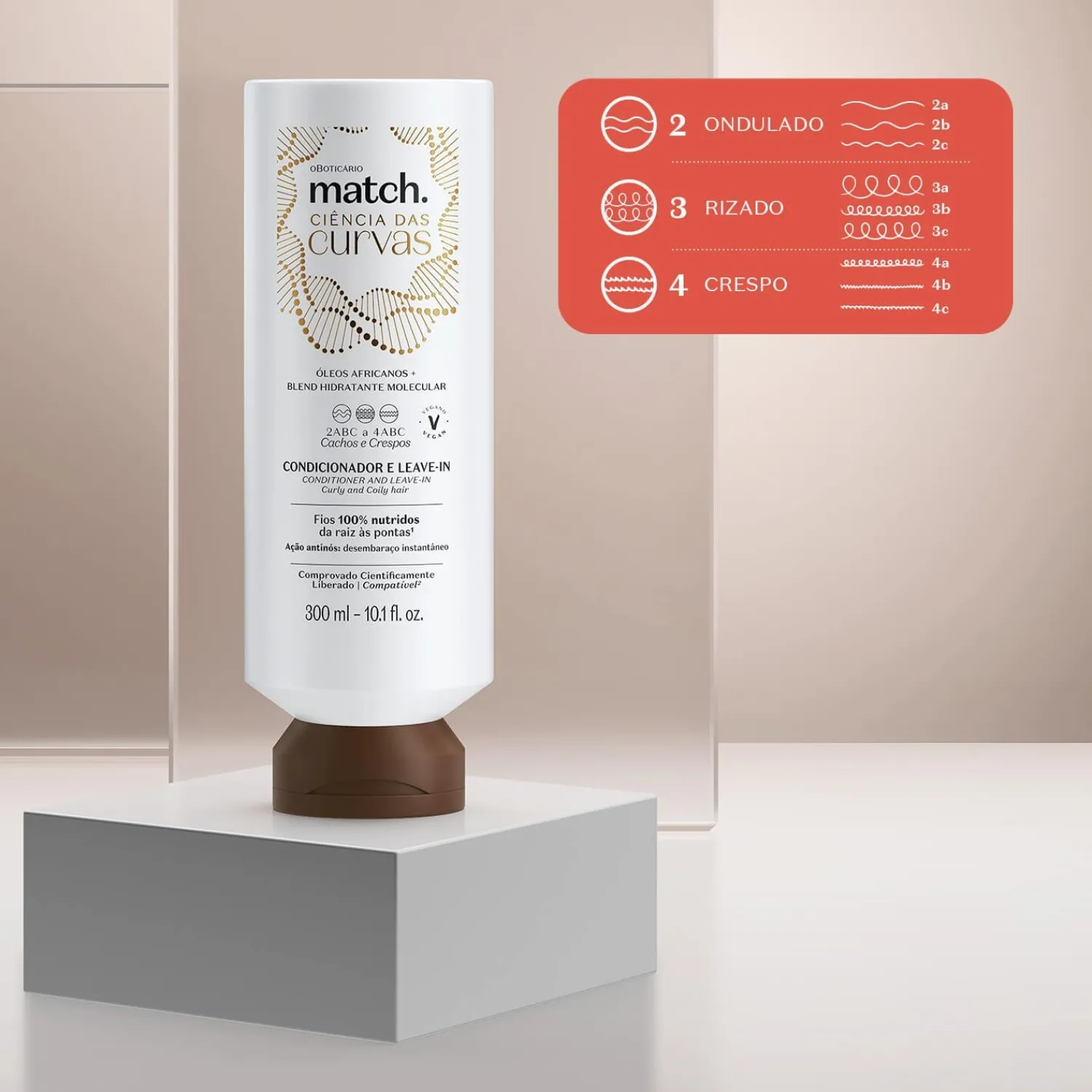 Acondicionador | MATCH ACONDIONADOR HIDRATANTE CIENCIA CURVAS 300 ML