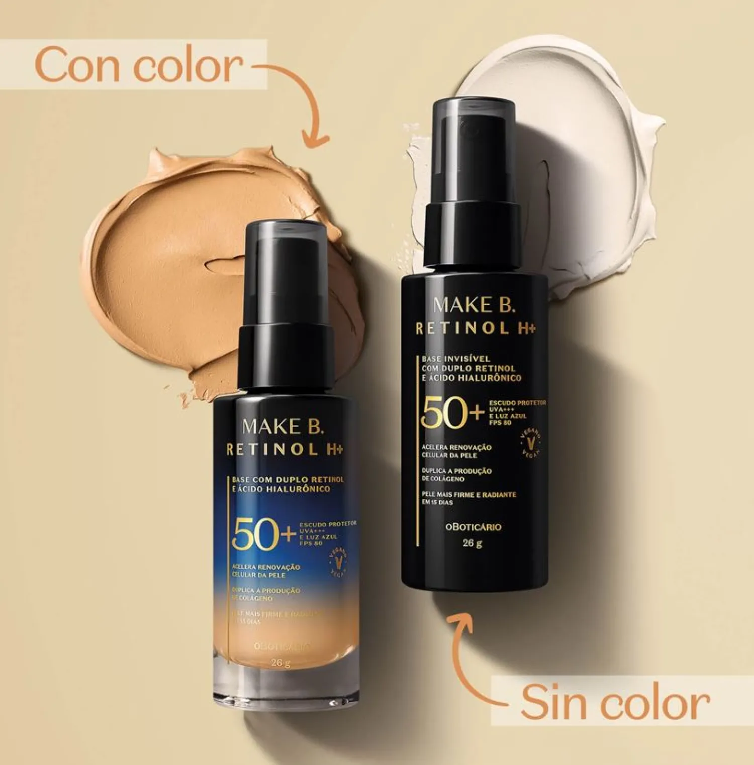 Cara | Mujeres | MAKE B. Base Liquida Retinol H 26G Make B