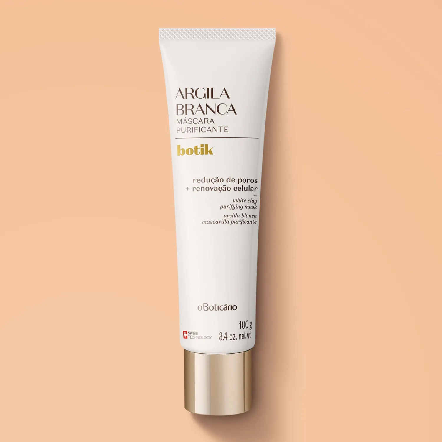 Skin Care Para Hombres | Unisex | BOTIK Mascara Purificadora Argila Blanca 100G