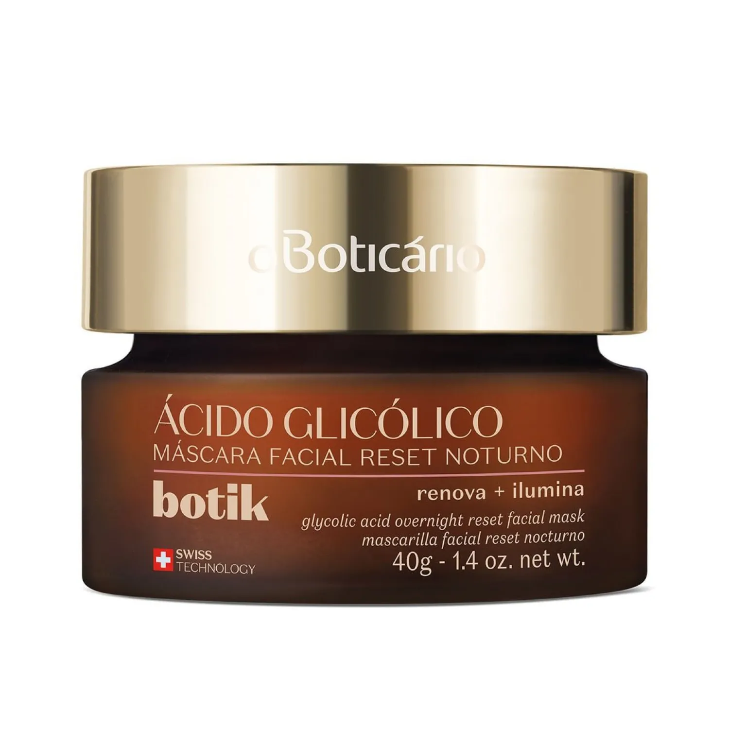 Skin Care Para Hombres | Hidratantes | BOTIK Mascarilla Facial Reset Nocturna Ácido/Glicol 40G