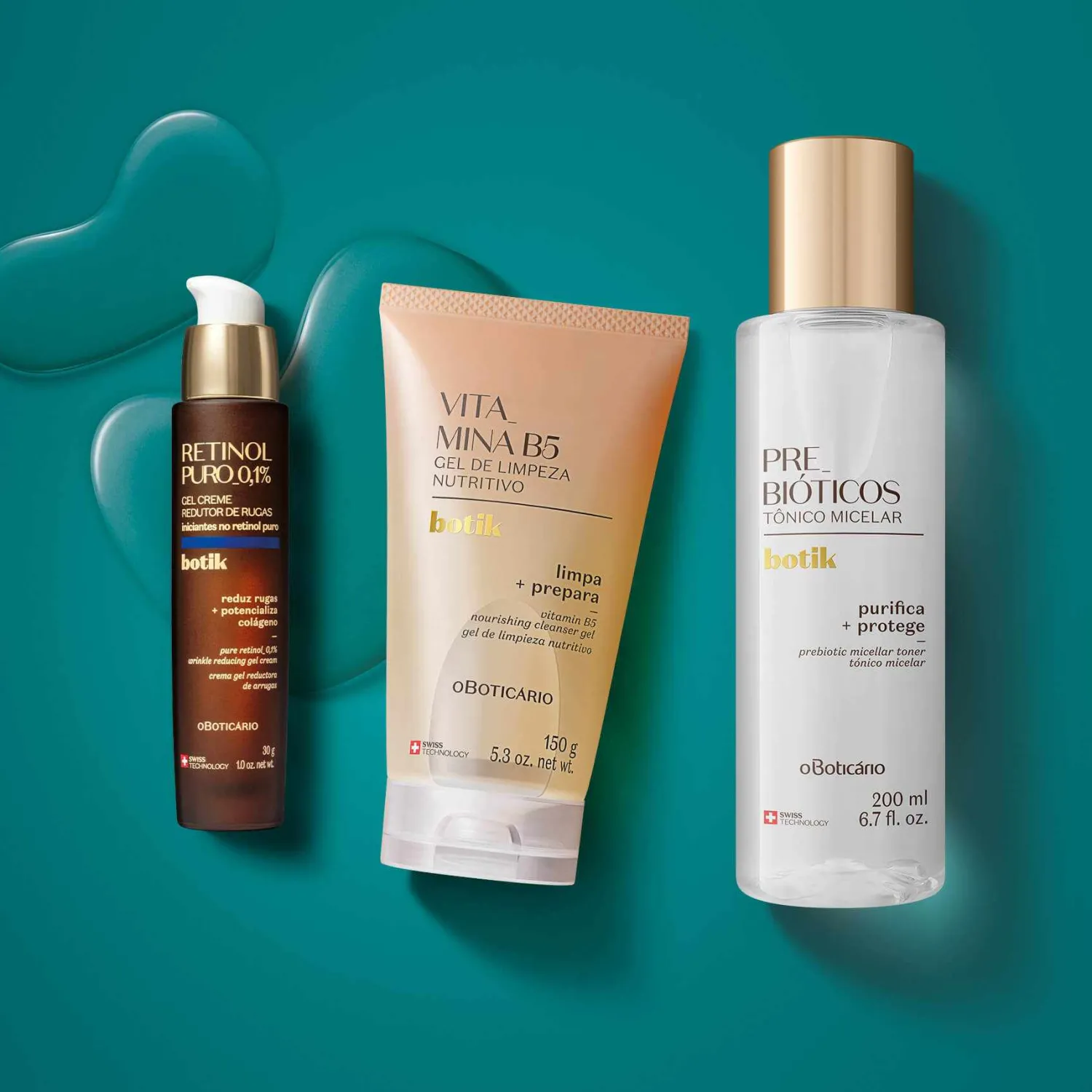 Kits De Skin Care | BOTIK Combo Cuidados Noturnos: Gel de Limpeza 150g + Tonico Facial 200