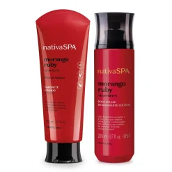 Body Splash | NATIVA SPA COMBO DE REGALO CUIDADO CORPORAL MORANGO RUBY BODY SPLASH + JABON LIQUIDO CORPORAL