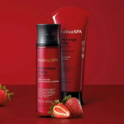 Body Splash | NATIVA SPA COMBO DE REGALO CUIDADO CORPORAL MORANGO RUBY BODY SPLASH + JABON LIQUIDO CORPORAL