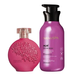 Kits De Cuidado Corporal | Kits De Perfumería | O Boticário CO COMBO INICIAL PERFUME DE MUJER FLORATTA + LOCIÓN HIDRATANTE CORPORAL