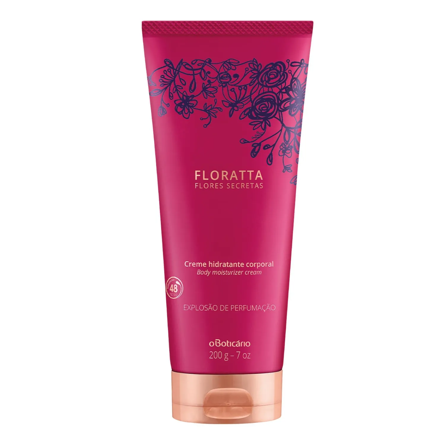 Cremas Corporales | FLORATTA CREMA HIDRATANTE CORPORAL FLORES SECRETAS 200g