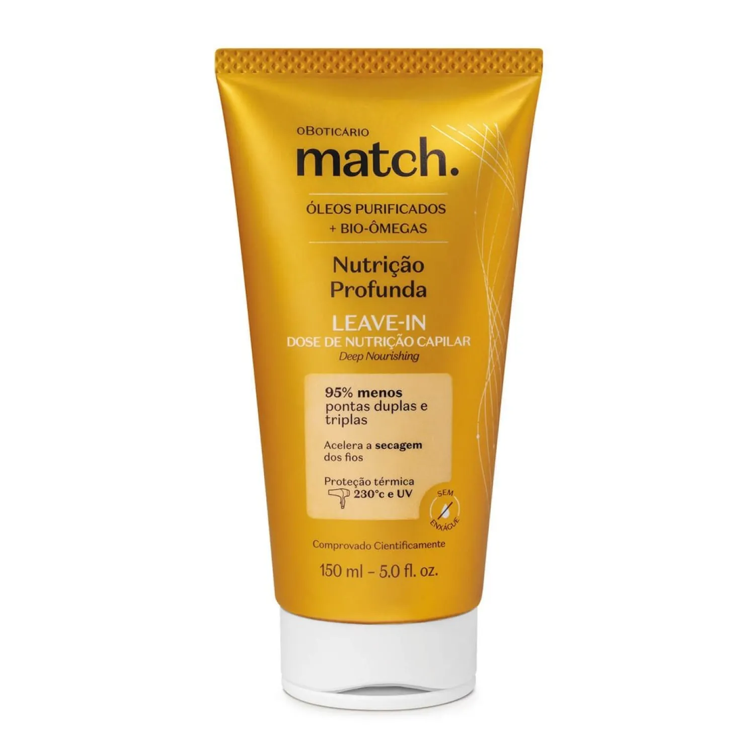 Después Del Baño | Mujeres | MATCH Crema para Peinar Cabellos Finos Fuente de Nutrición, 150 ml