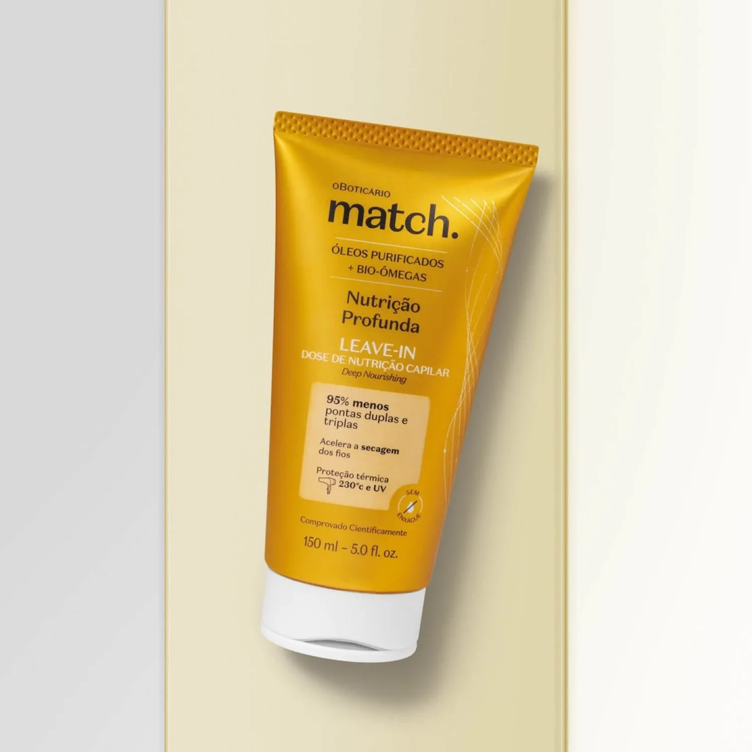 Después Del Baño | Mujeres | MATCH Crema para Peinar Cabellos Finos Fuente de Nutrición, 150 ml