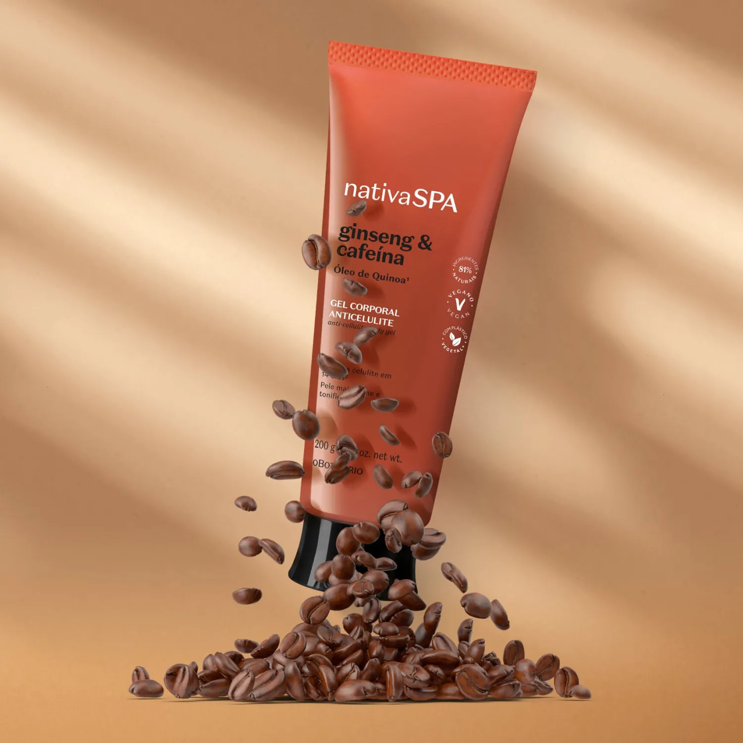 Mujeres | NATIVA SPA Gel Corporal Anticelulitis Ginseng y Cafeína, 200 g