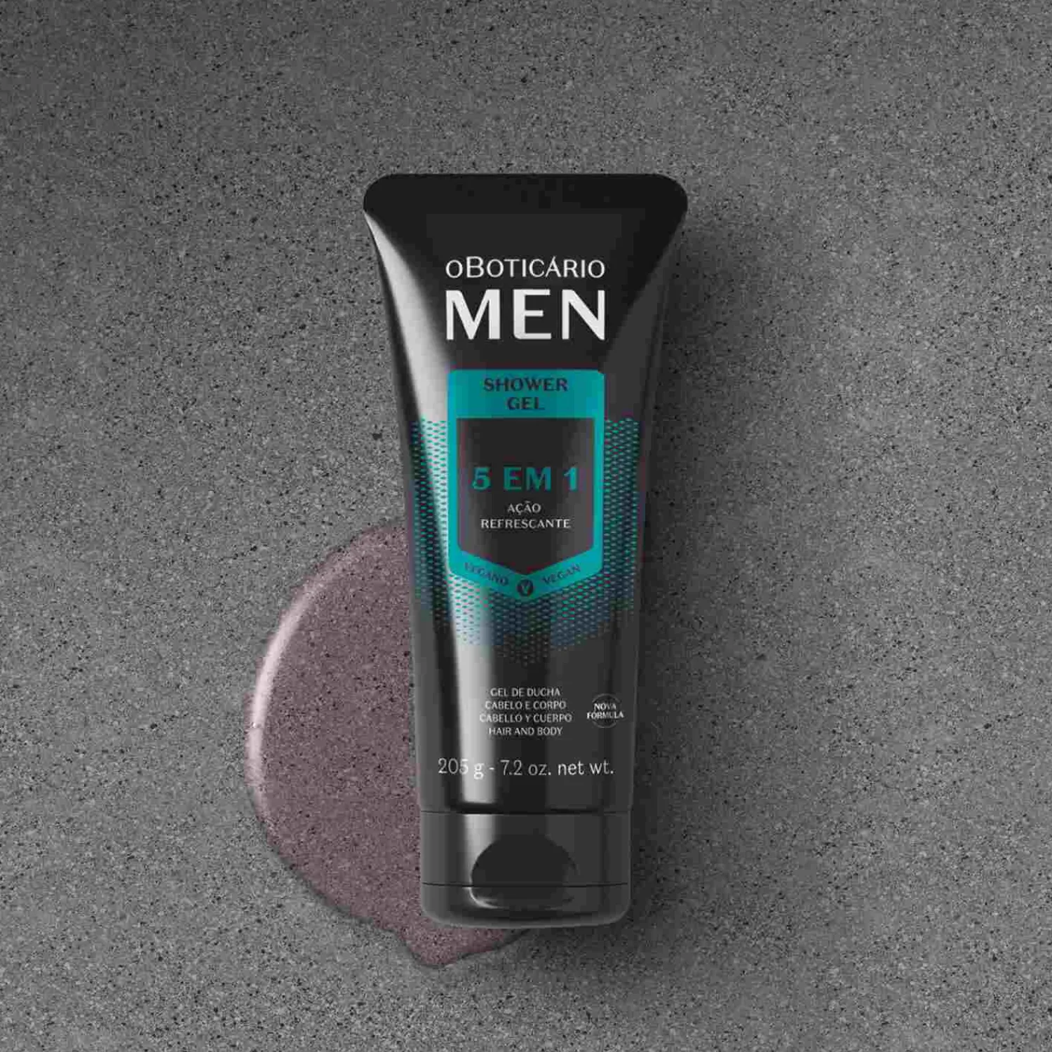 Jabones Corporales | Hombres | O Boticário CO Gel de ducha para cuerpo y barba 3 en 1 205G MEN