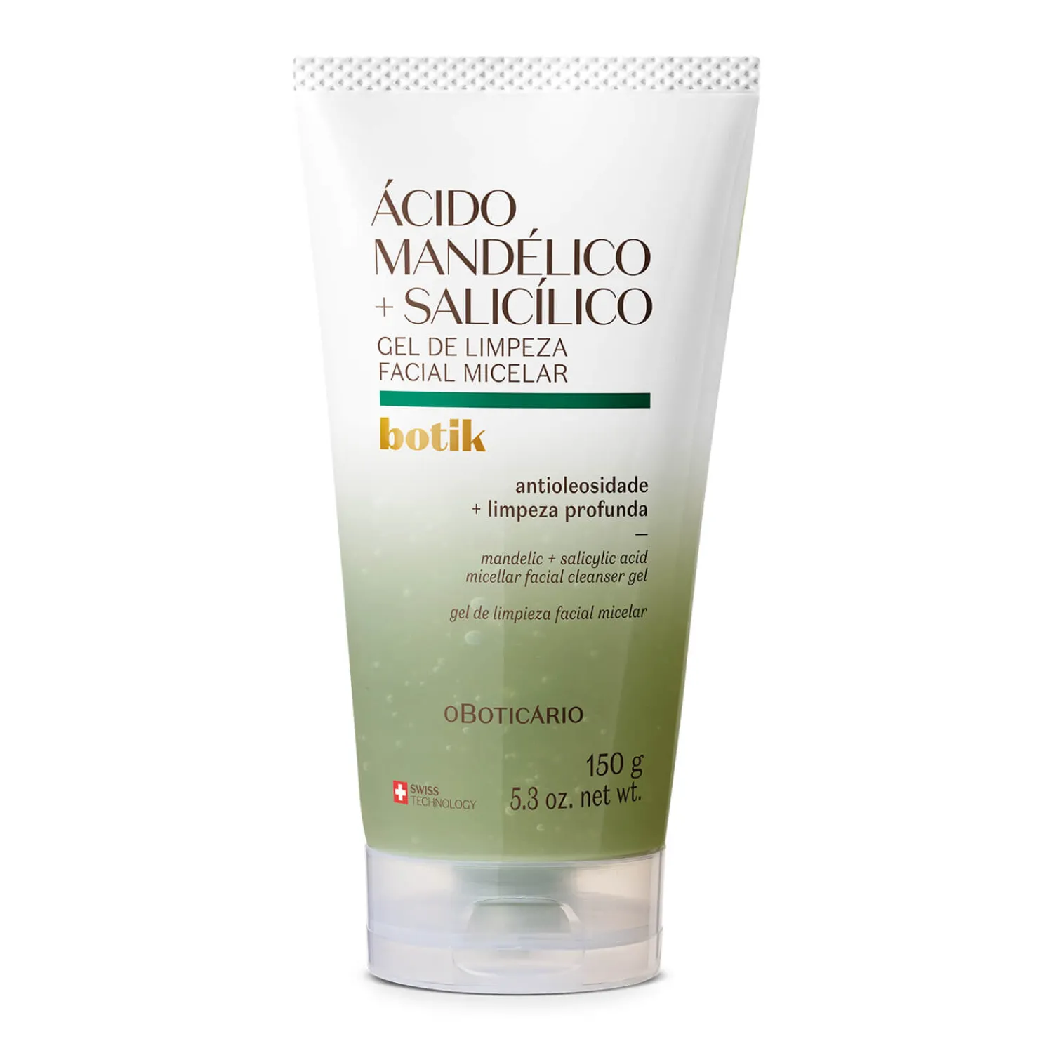 Skin Care Para Hombres | Limpiadores | BOTIK GEL DE LIMPEZA FACIAL MICELAR ACIDO MANDELICO + SALICILICO 150G