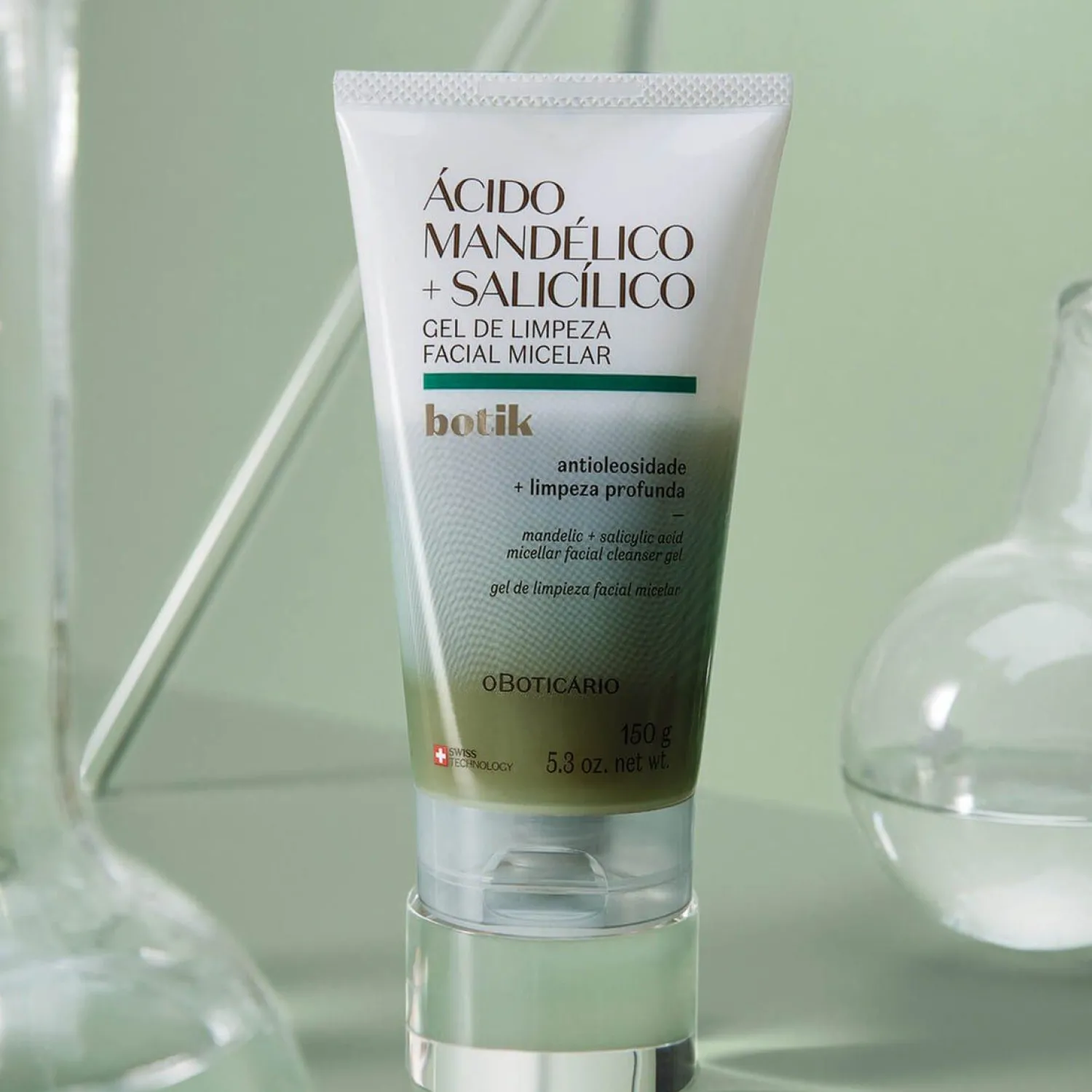 Skin Care Para Hombres | Limpiadores | BOTIK GEL DE LIMPEZA FACIAL MICELAR ACIDO MANDELICO + SALICILICO 150G