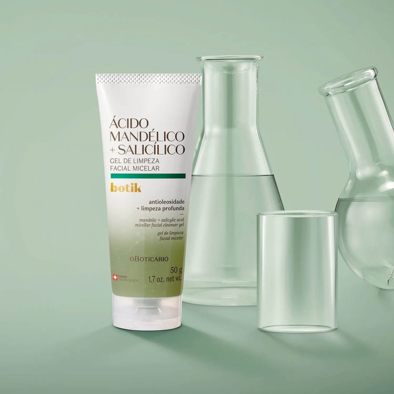 Skin Care Para Hombres | Limpiadores | O Boticário CO Gel de limpieza facial micelar acido madélico+Salicílico 50G Botik