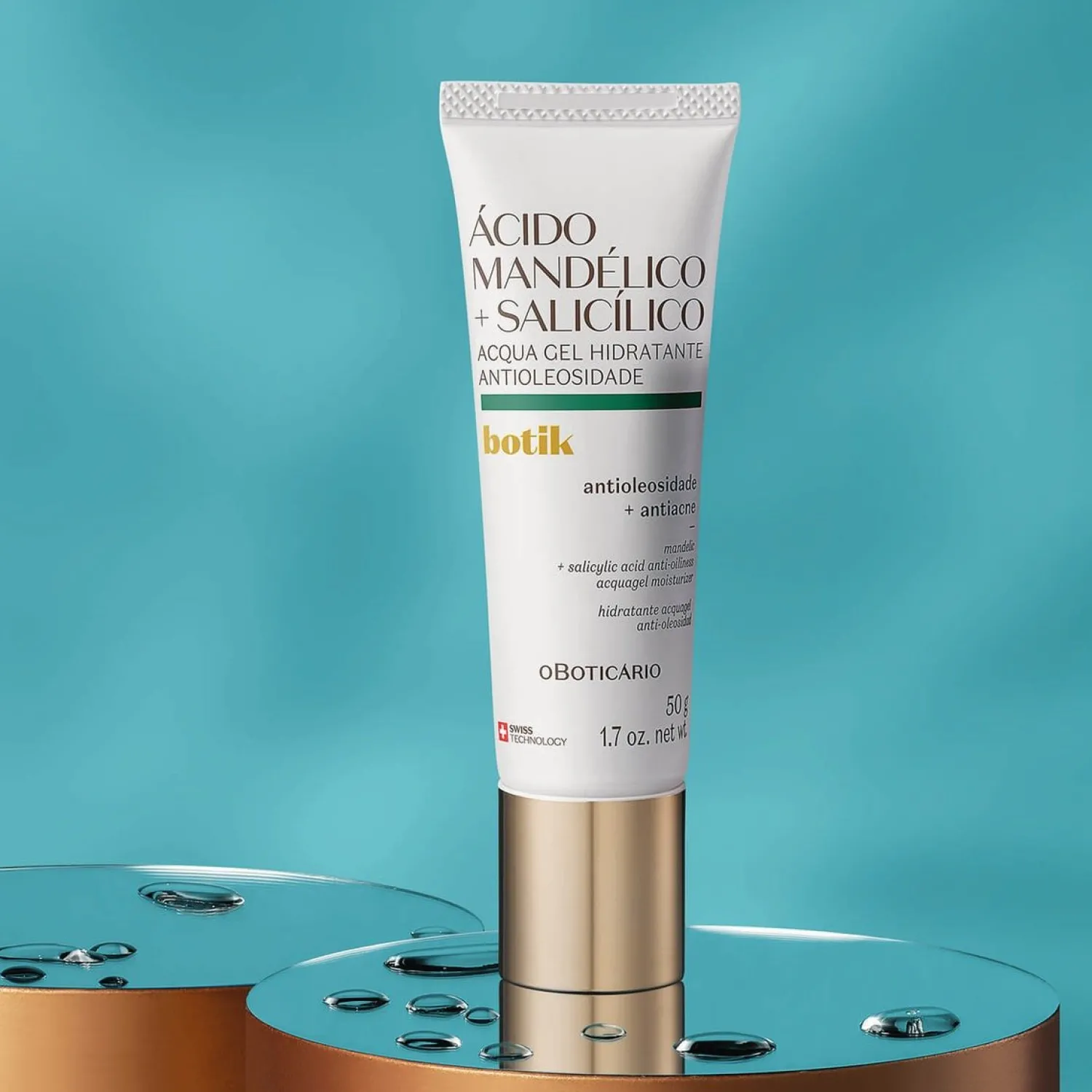 Skin Care Para Hombres | Hidratantes | BOTIK GEL HIDRATANTE FACIAL ACIDO MANDELICO+SALICILICO 50G ACQUA