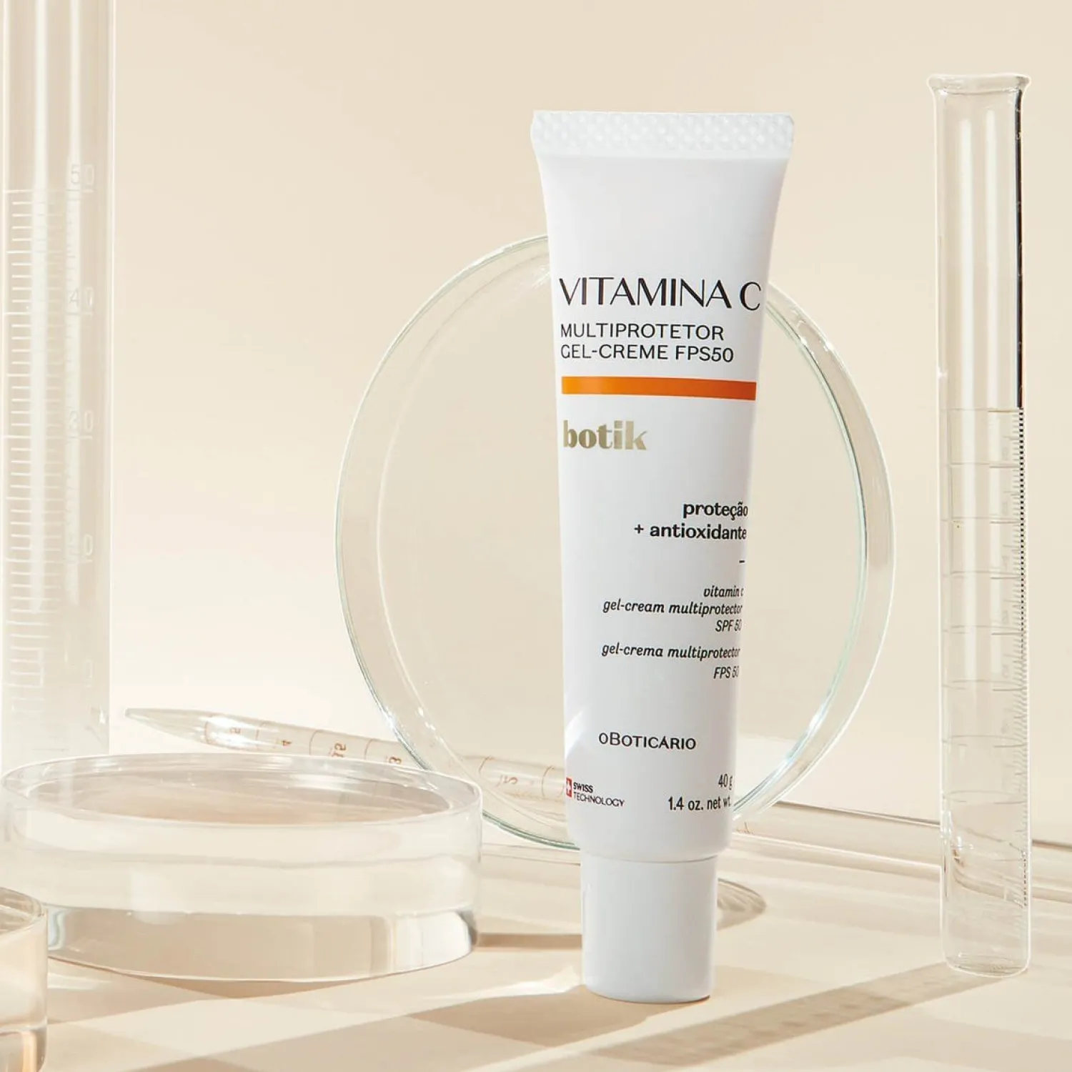 Skin Care Para Hombres | Unisex | O Boticário CO GEL MULTIPROTECTOR FACIAL FPS50 VITAMINA C 40g BOTIK