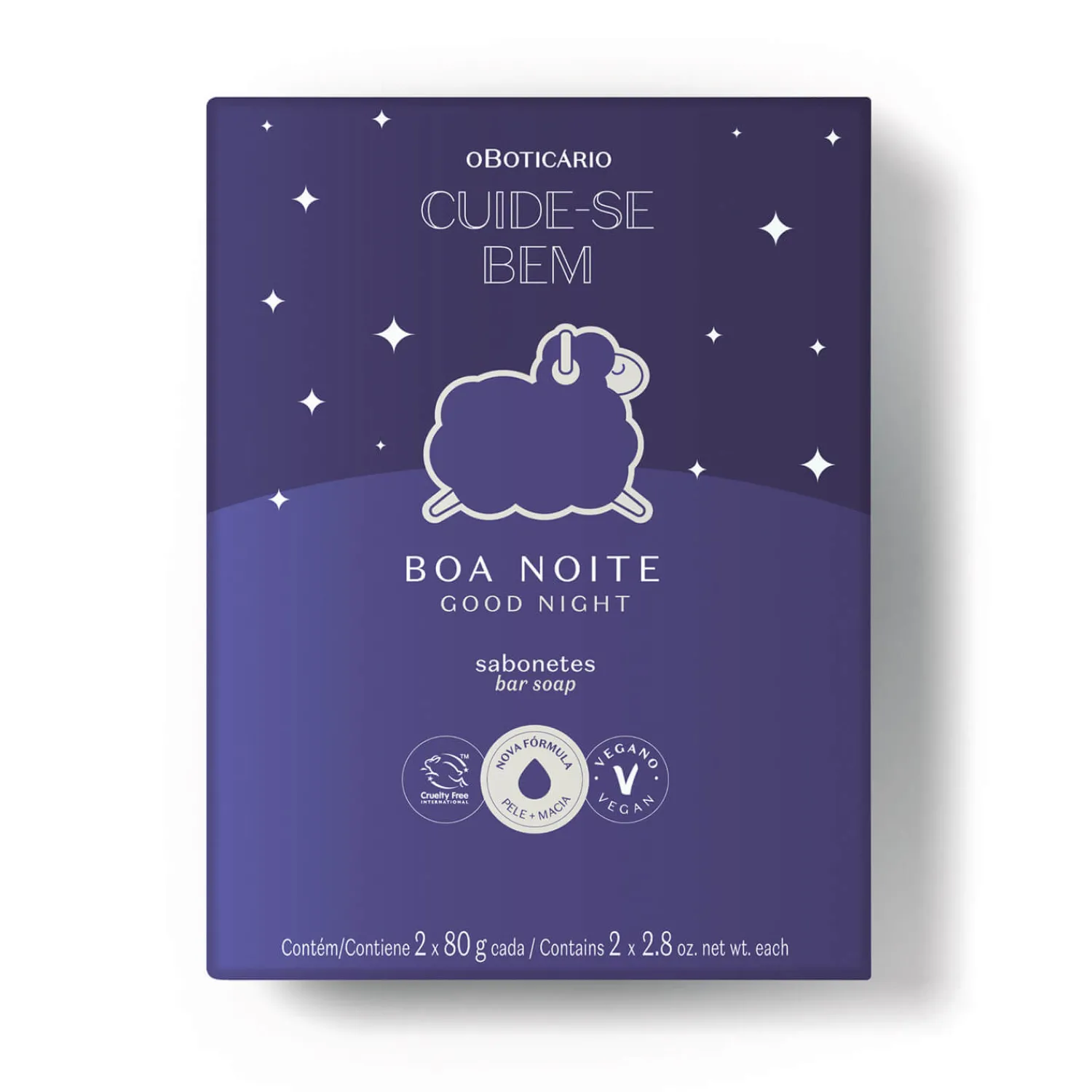 Mujeres | Jabones Corporales | CUIDE-SE BEM Jabón en Barra Dúo Boa Noite 2X80G Cbem