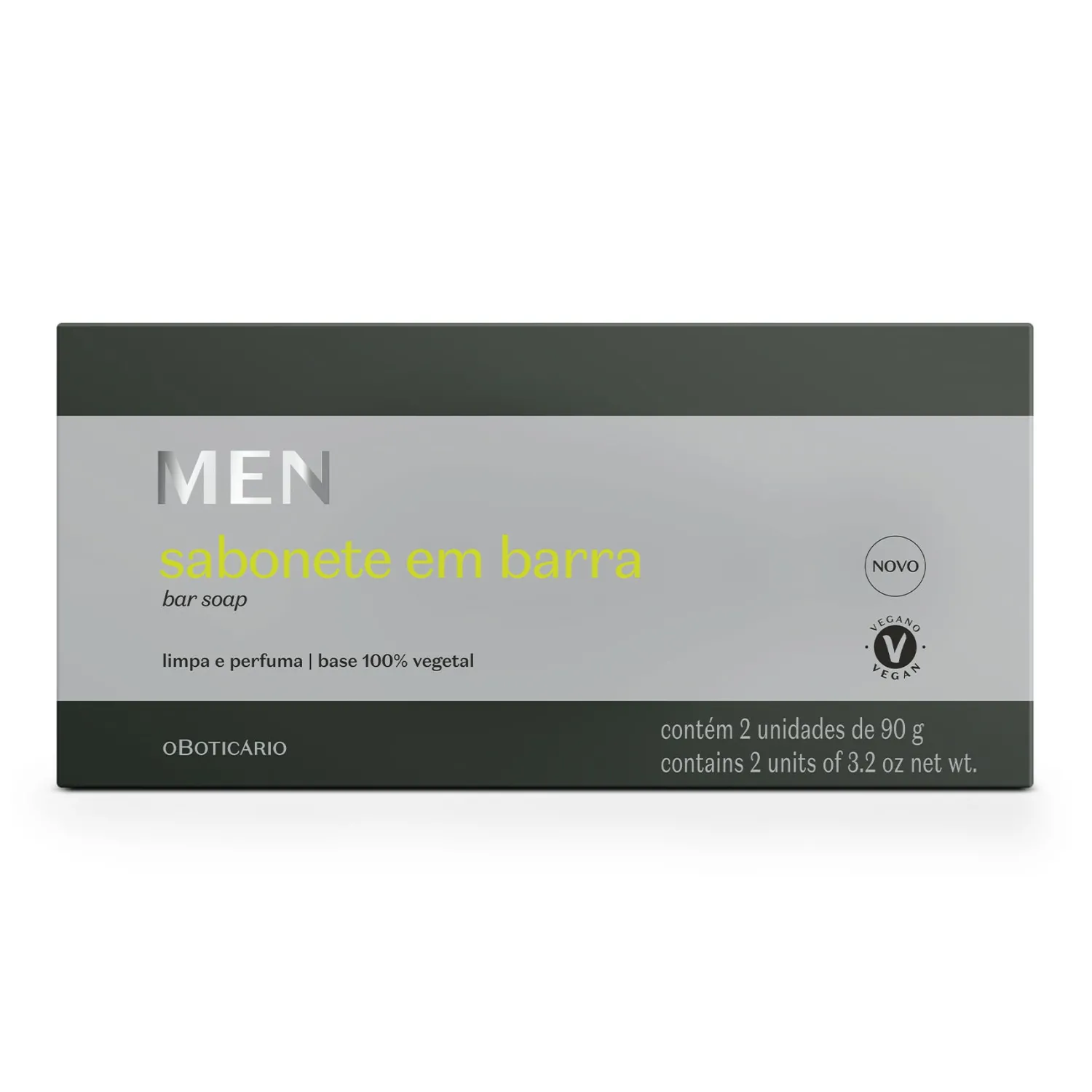 Jabones Corporales | BOTICARIO MEN Jabón en barra para el cuerpo 2X90G Men