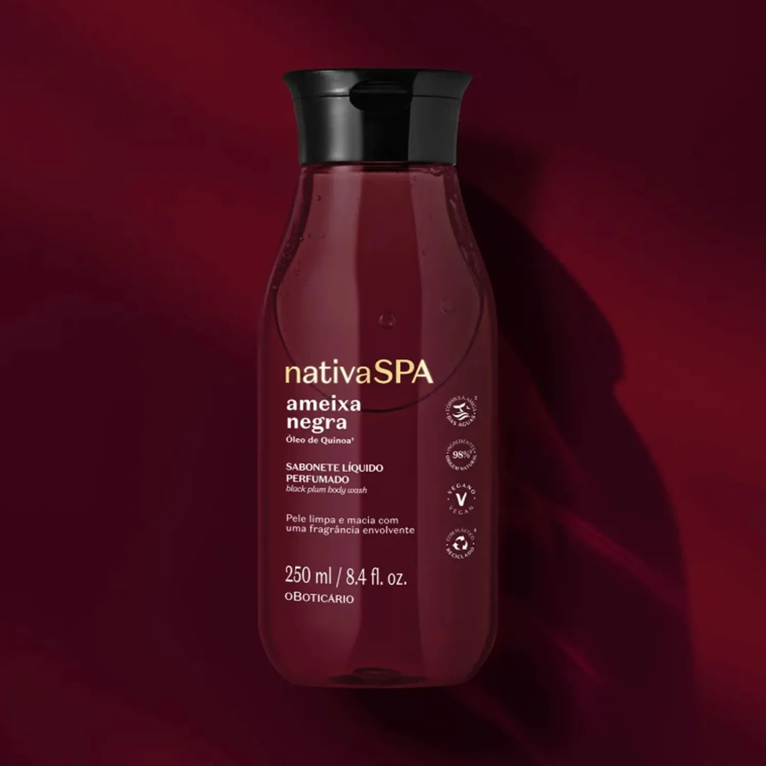 Jabones Corporales | O Boticário CO Jabón liquido ciruela negra 250ml NSPA