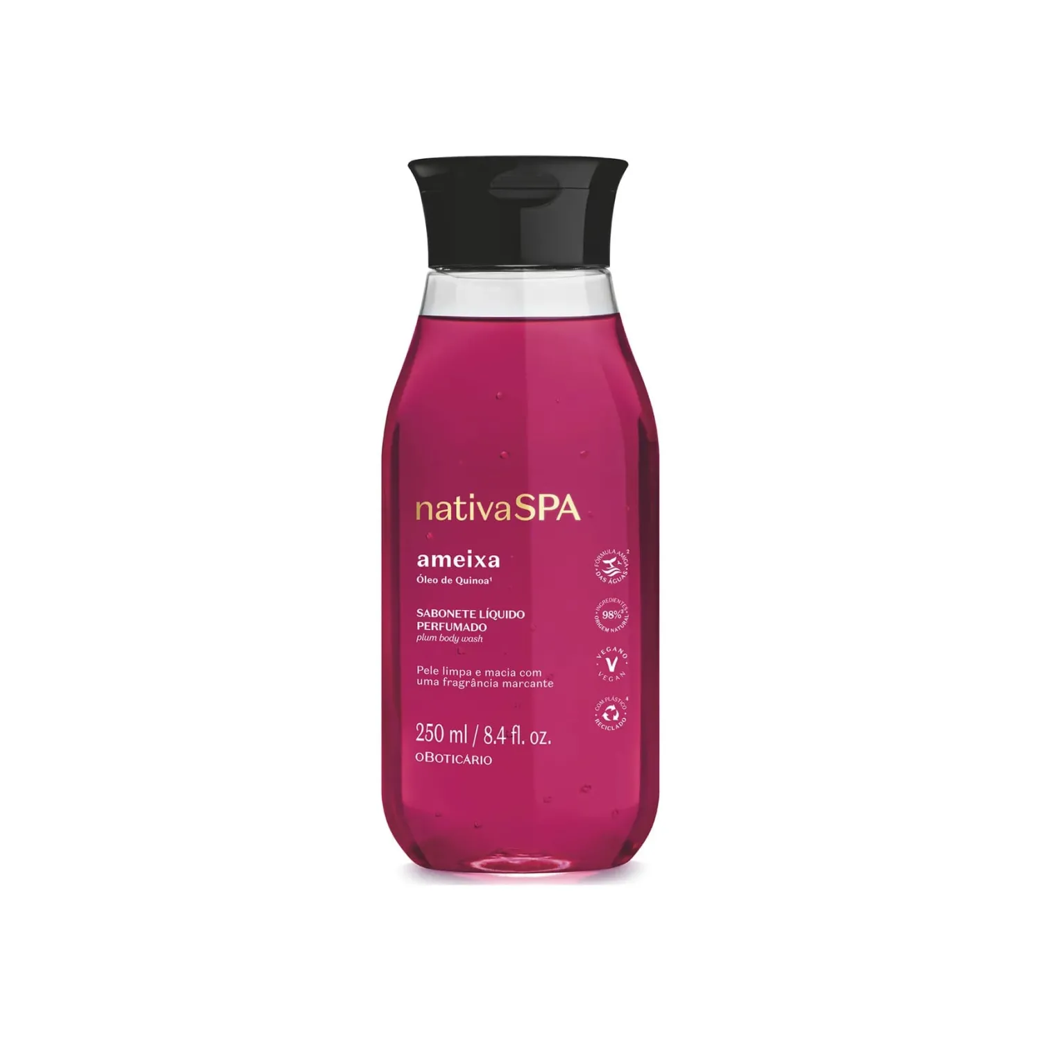 Jabones Corporales | O Boticário CO Jabón liquido corporal de ciruela 250ml Nativa Spa