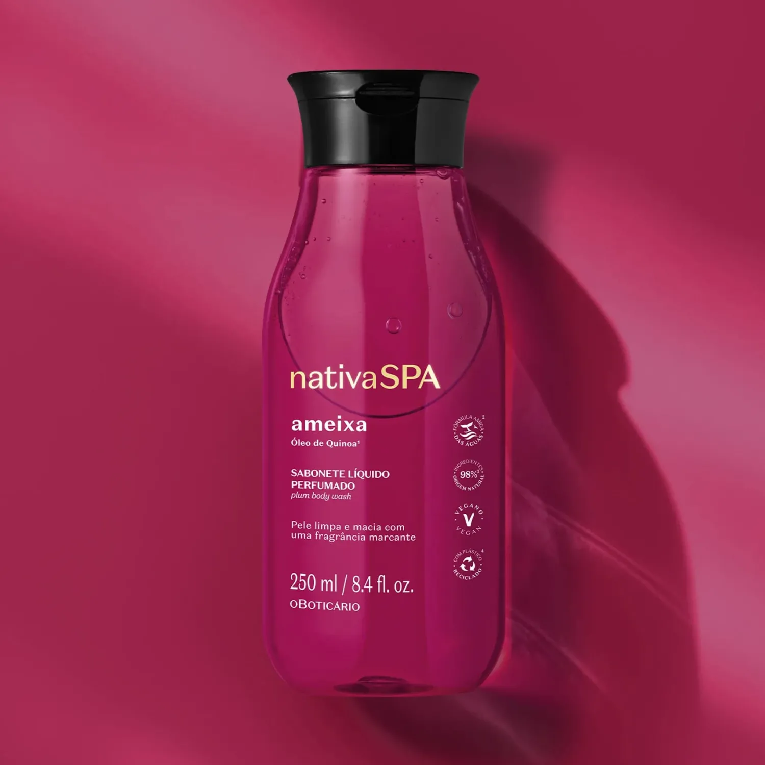Jabones Corporales | O Boticário CO Jabón liquido corporal de ciruela 250ml Nativa Spa