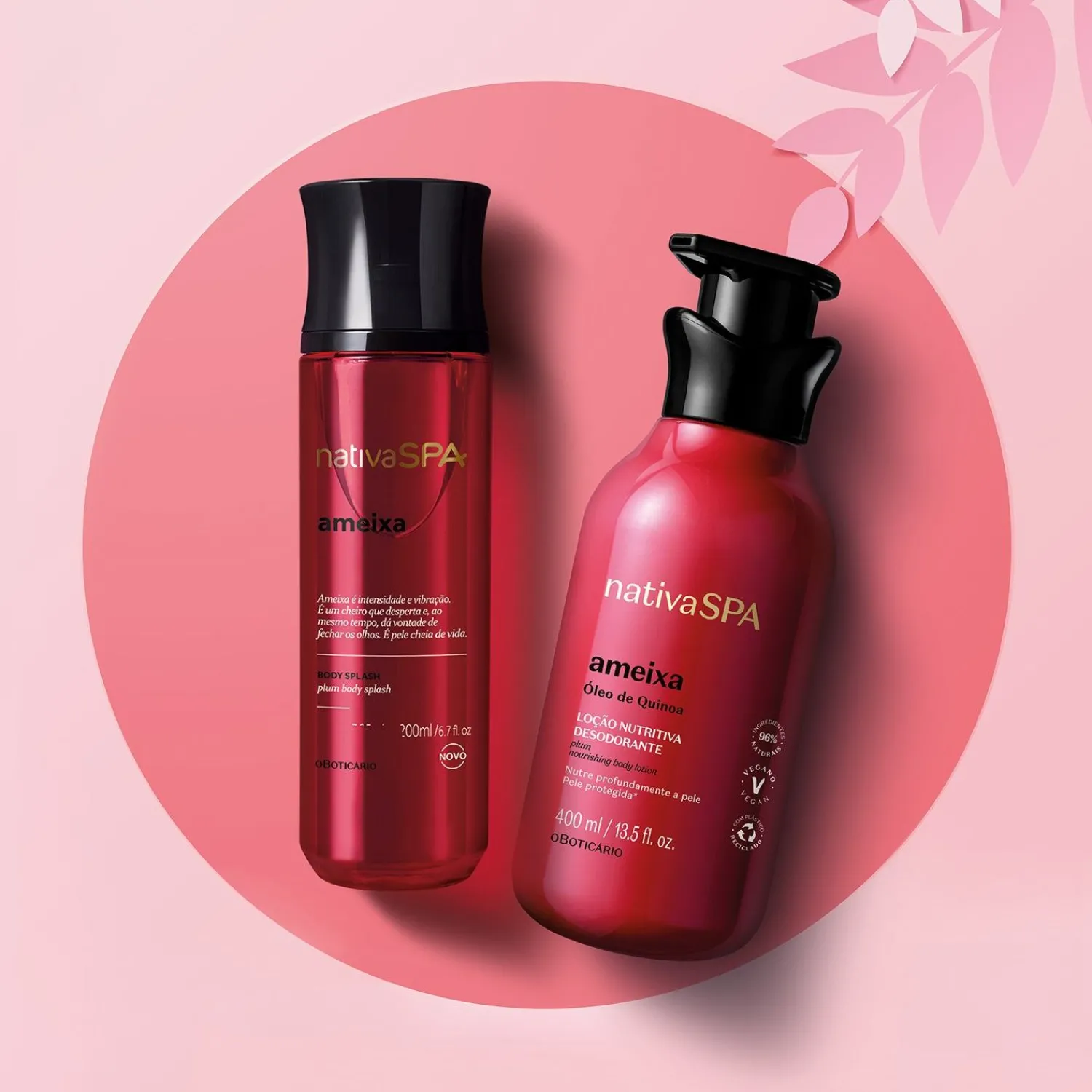 Body Splash | NATIVA SPA Kit de cuidado corporal de ciruela de : Loción hidratante corporal + Body splash