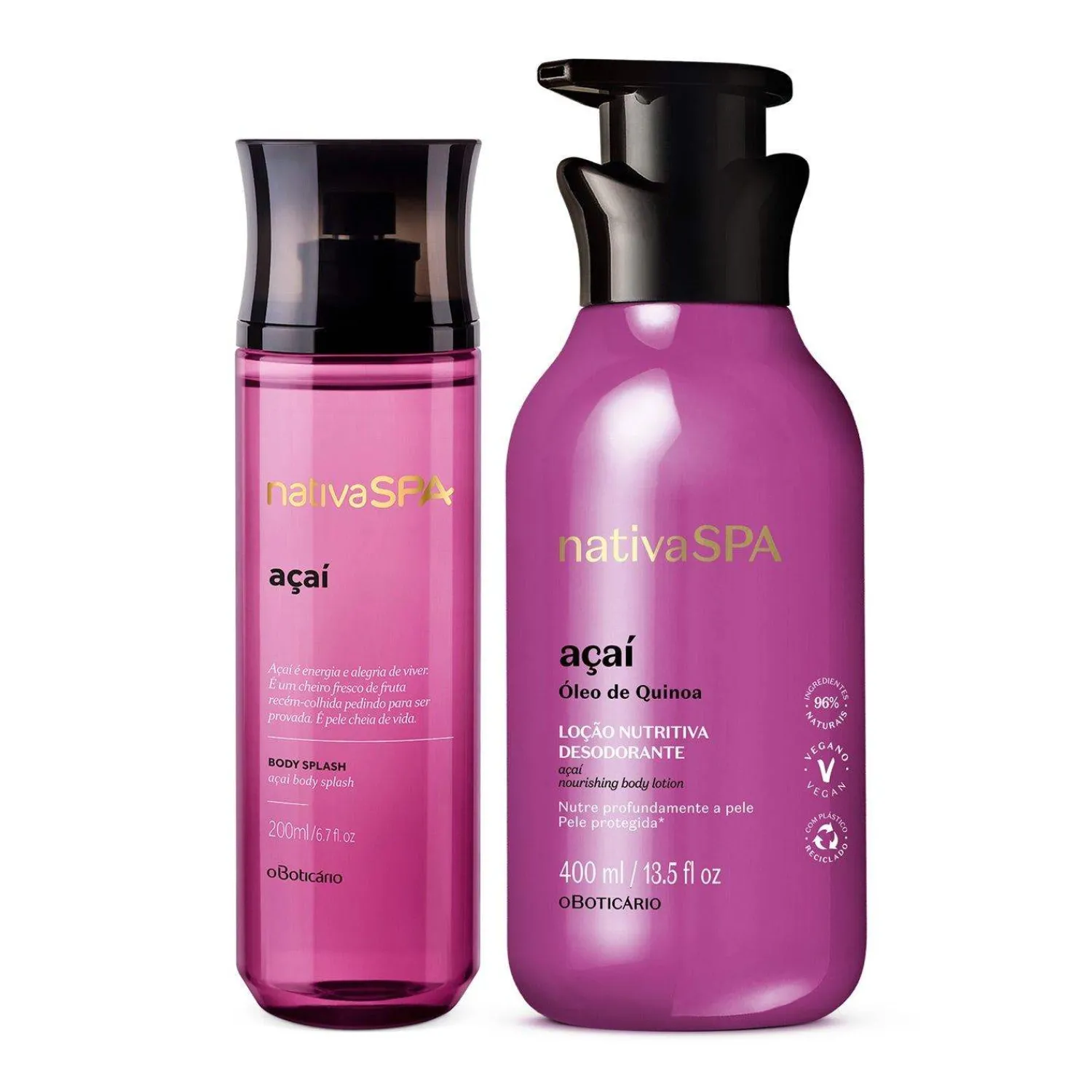 Body Splash | NATIVA SPA Kit de cuidado corporal loción hidratante corporal + body splash Acai