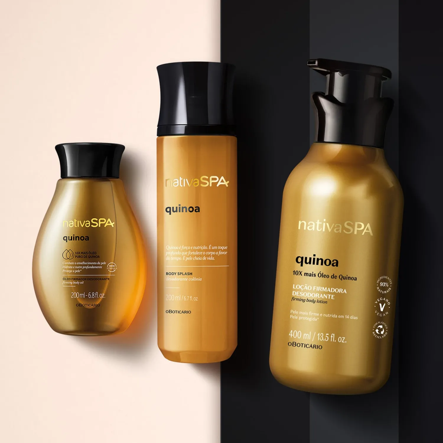 Body Splash | NATIVA SPA Kit de cuidado corporal quinoa: Loción corporal + Body splash+ Óleo corporal
