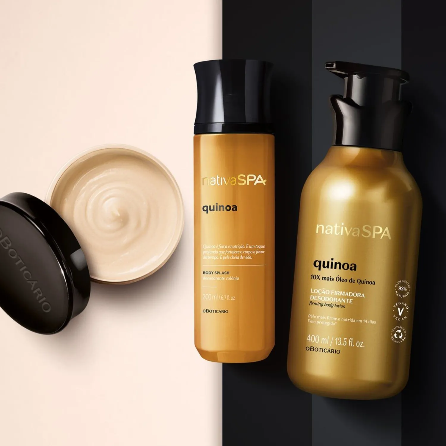 Body Splash | NATIVA SPA Kit de cuidado corporal Quinoa : Loción corporal + Body splash + Mantequilla corporal