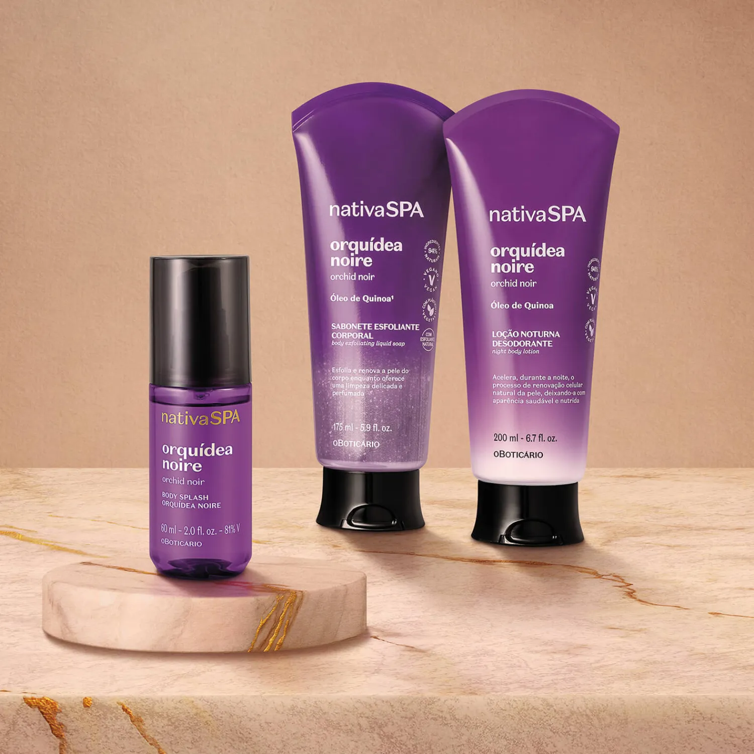 Body Splash | NATIVA SPA Kit de regalo amor y amistad Orquídea negra