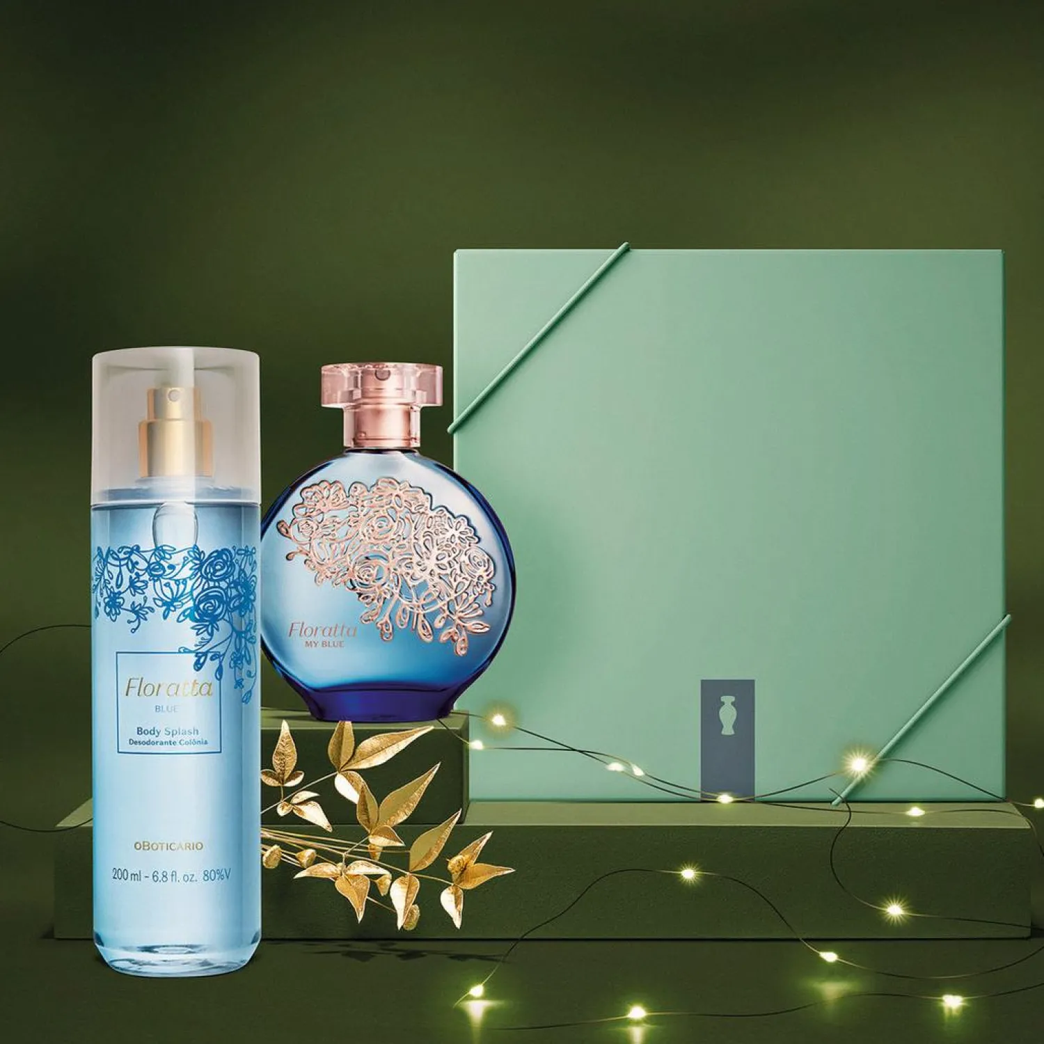 Kits De Perfumería | O Boticário CO Kit de regalo de belleza para mujer floratta my blue