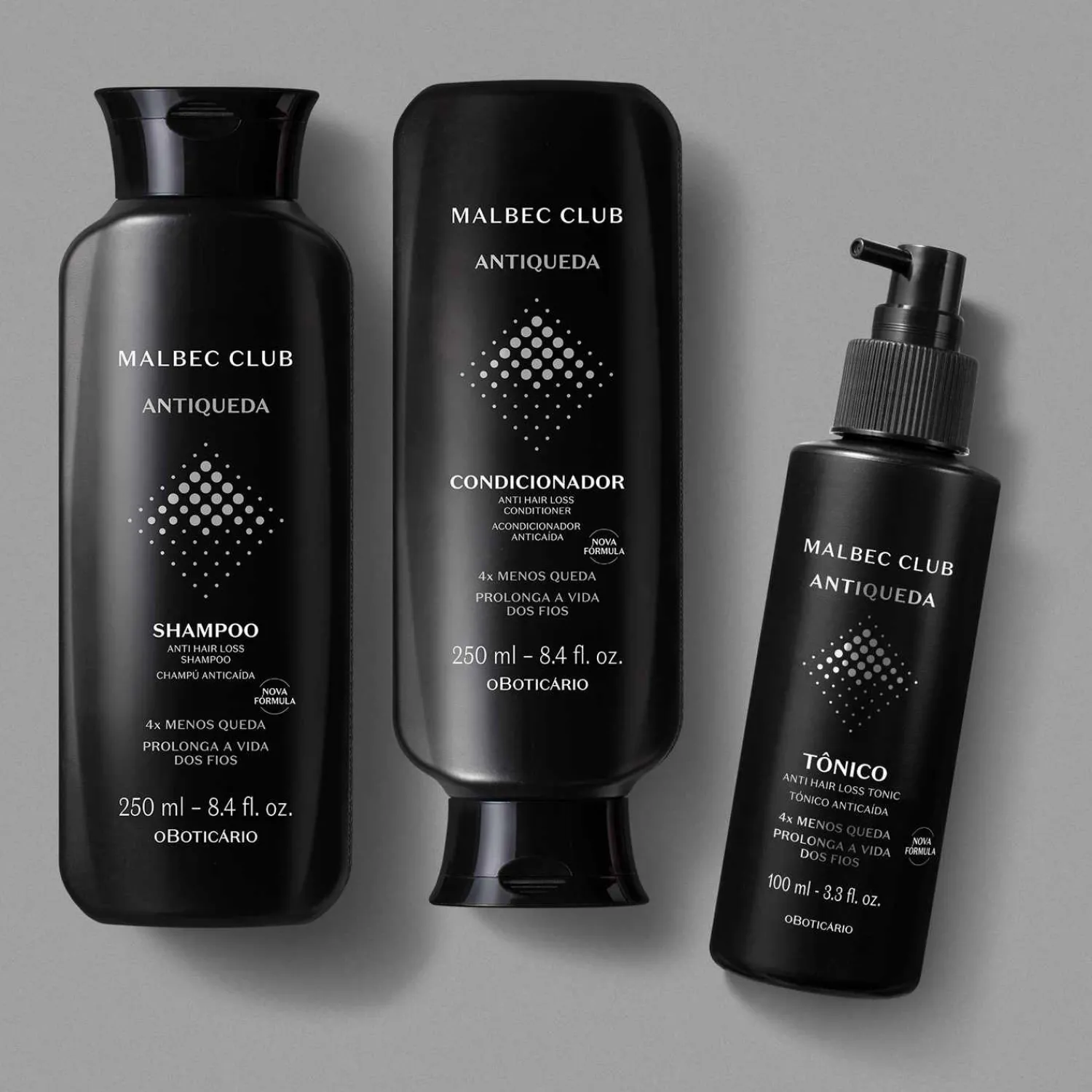Hombres | Cuidado Capilar | MALBEC KIT DE REGALO PADRES CLUB ANTi CAIDA: SHAMPOO 250ML + CONDICIONADOR 250ML + TÔNIC
