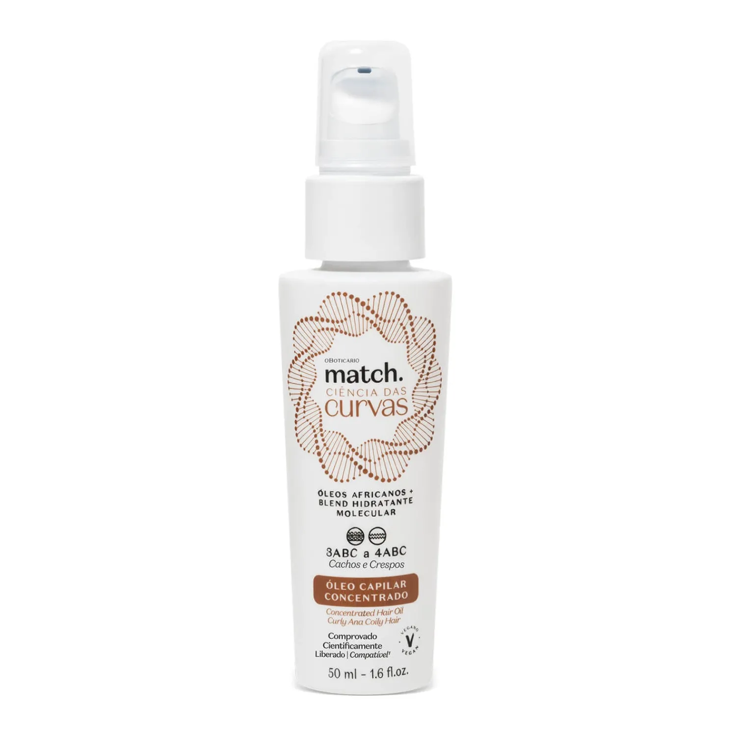 Tratamientos Para El Cabello | MATCH ÓLEO CAPILAR MULTIBENEFICIOS CIENCIA CURVAS 50ml