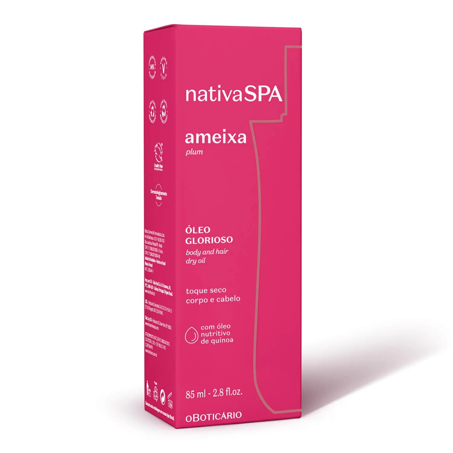Aceites Para El Cuerpo | NATIVA SPA ÓLEO CORPORAL AMEIXA 85ml NSPA
