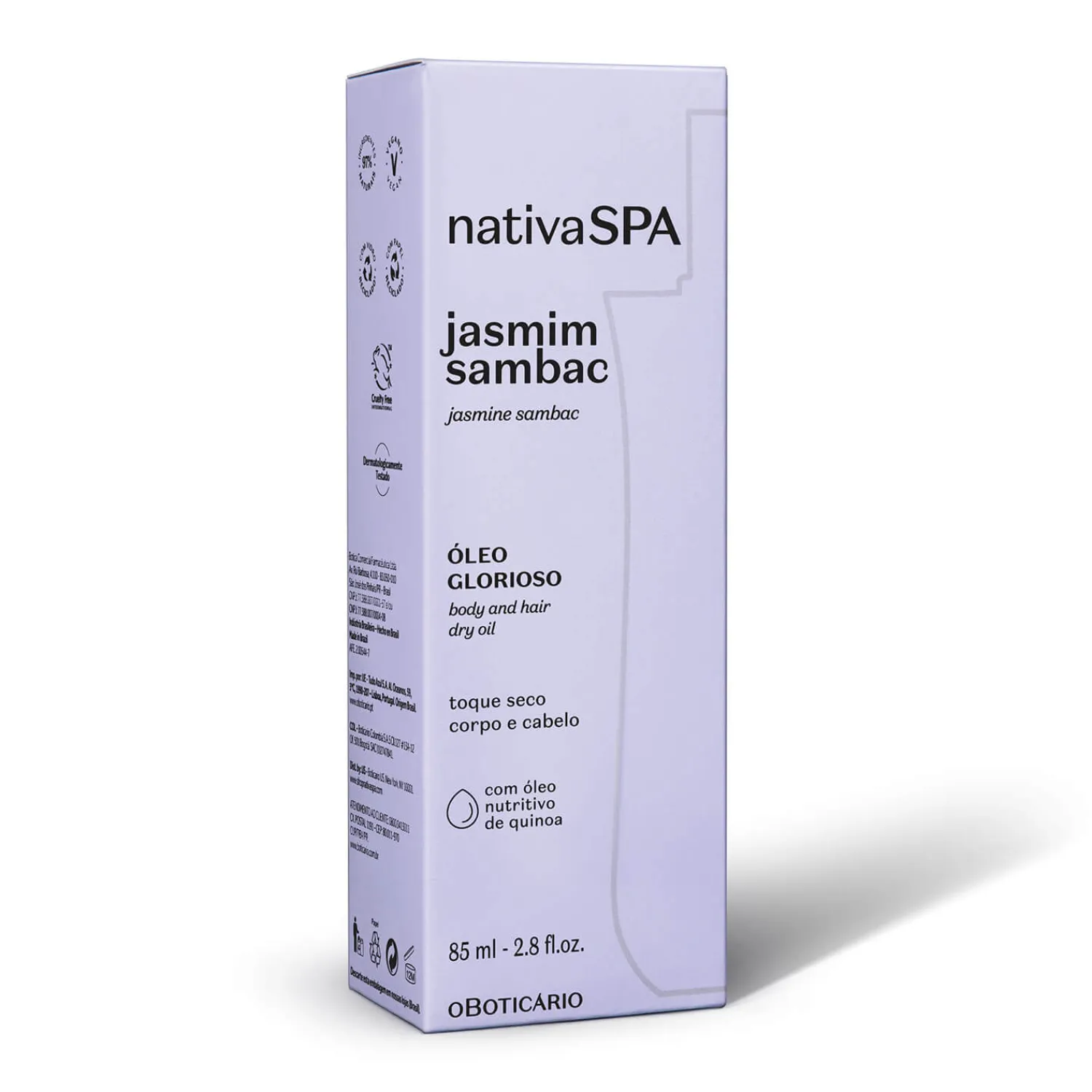 Aceites Para El Cuerpo | NATIVA SPA ÓLEO CORPORAL JASMIN SAMBAC 85ml NSPA