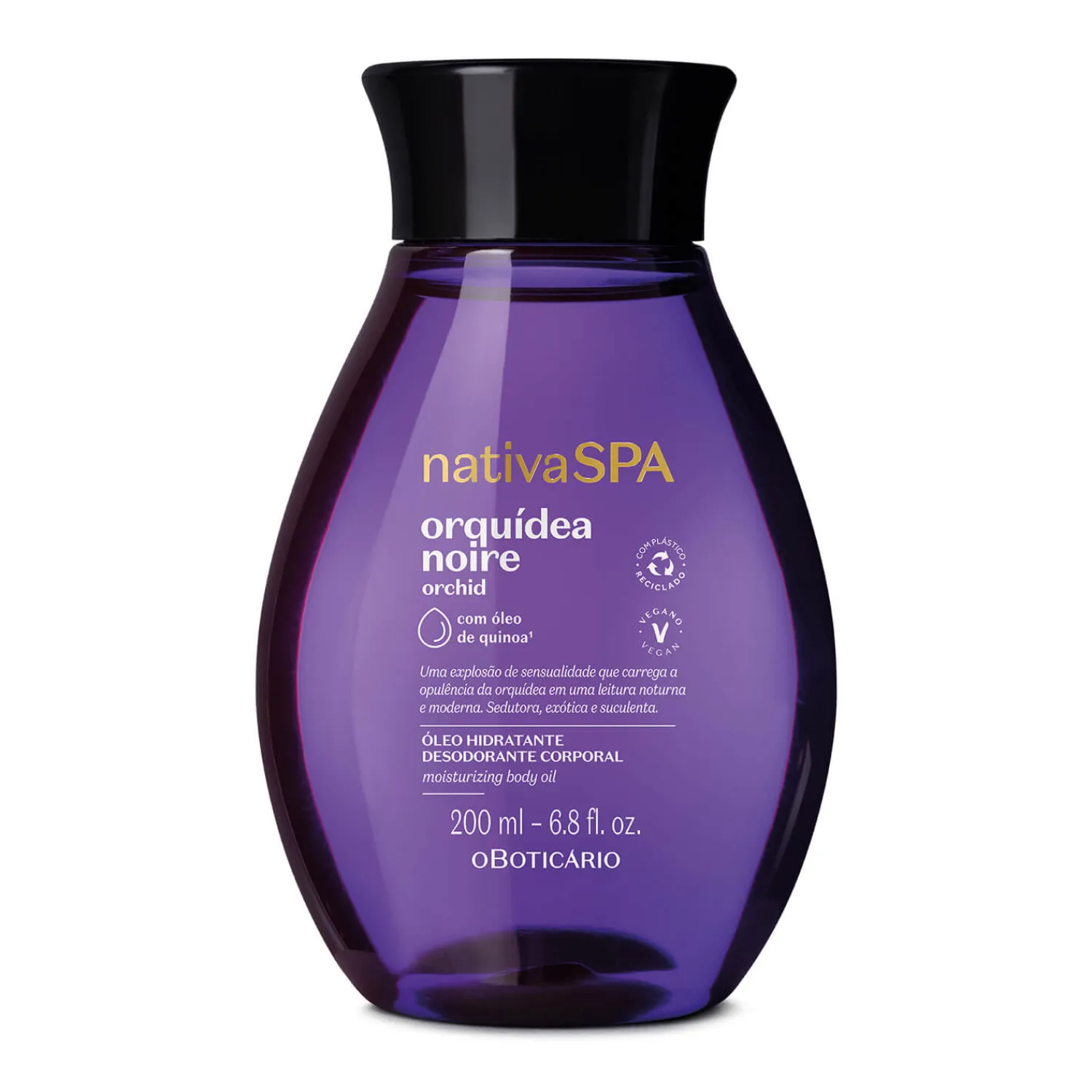 Aceites Para El Cuerpo | OLEOS ÓLEO HIDRATANTE CORPORAL ORQUIDEA NOIRE 200ML NSPA