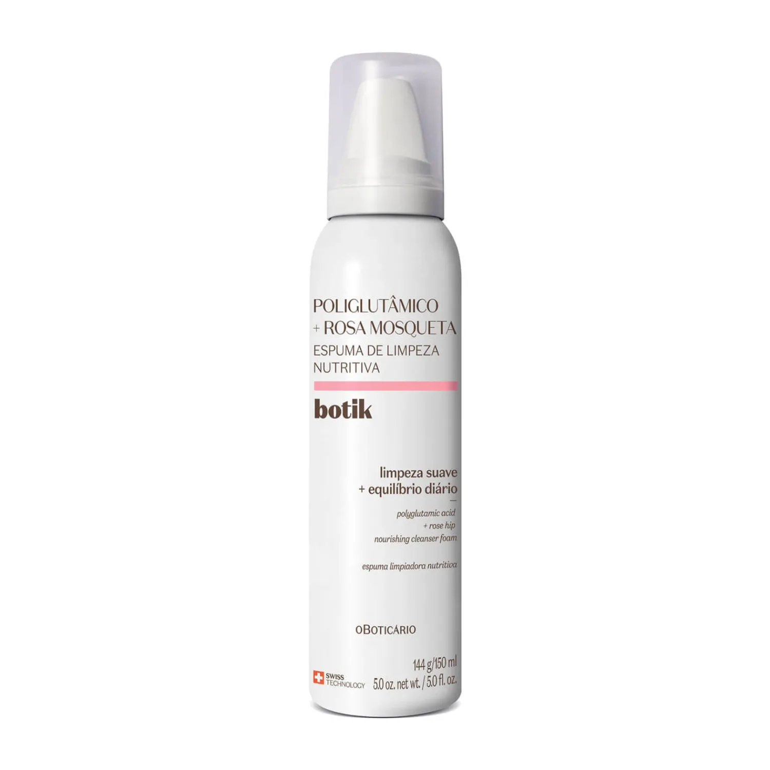 Skin Care Para Hombres | Limpiadores | O Boticário CO Limpiador facial en espuma nutritiva acido poliglutámico Botik 150 Gr