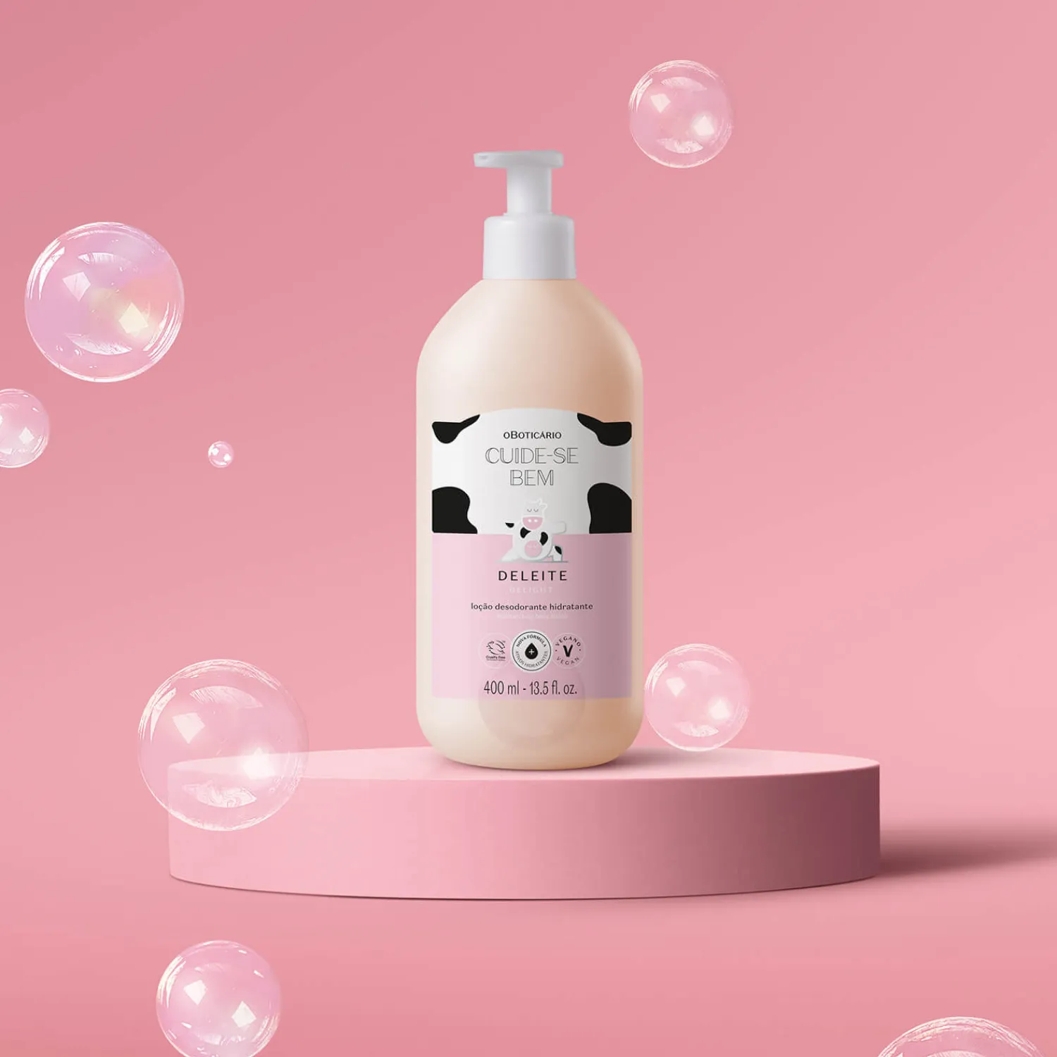 Cremas Corporales | O Boticário CO LOCIÓN HIDRATANTE CORPORAL DELEITE 400ML CBEM