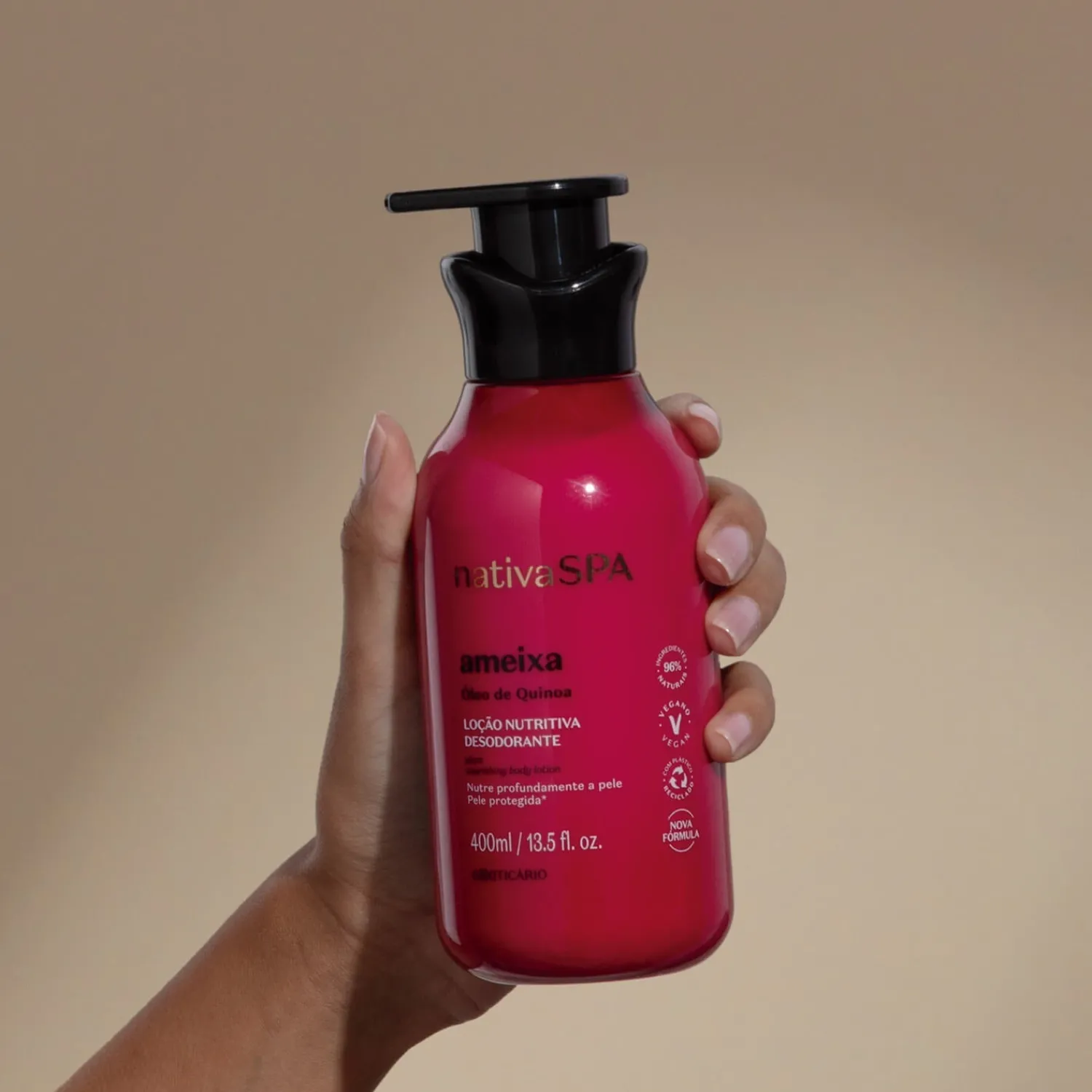 Cremas Corporales | O Boticário CO Loción hidratante corporal de ciruela 400ml Nativa Spa