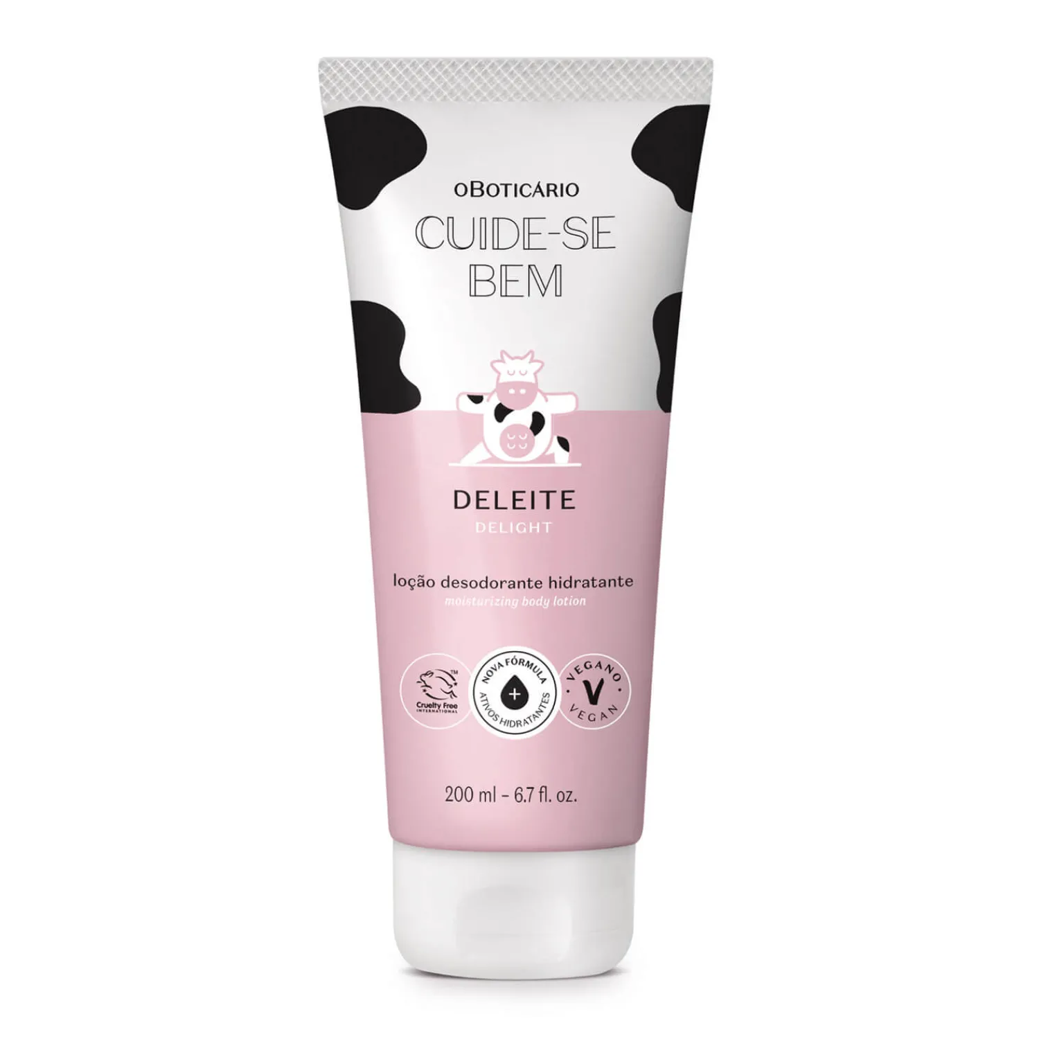 Cremas Corporales | O Boticário CO Loción Hidratante Desodorante Corporal Deleite, 200 ml Cbem V2