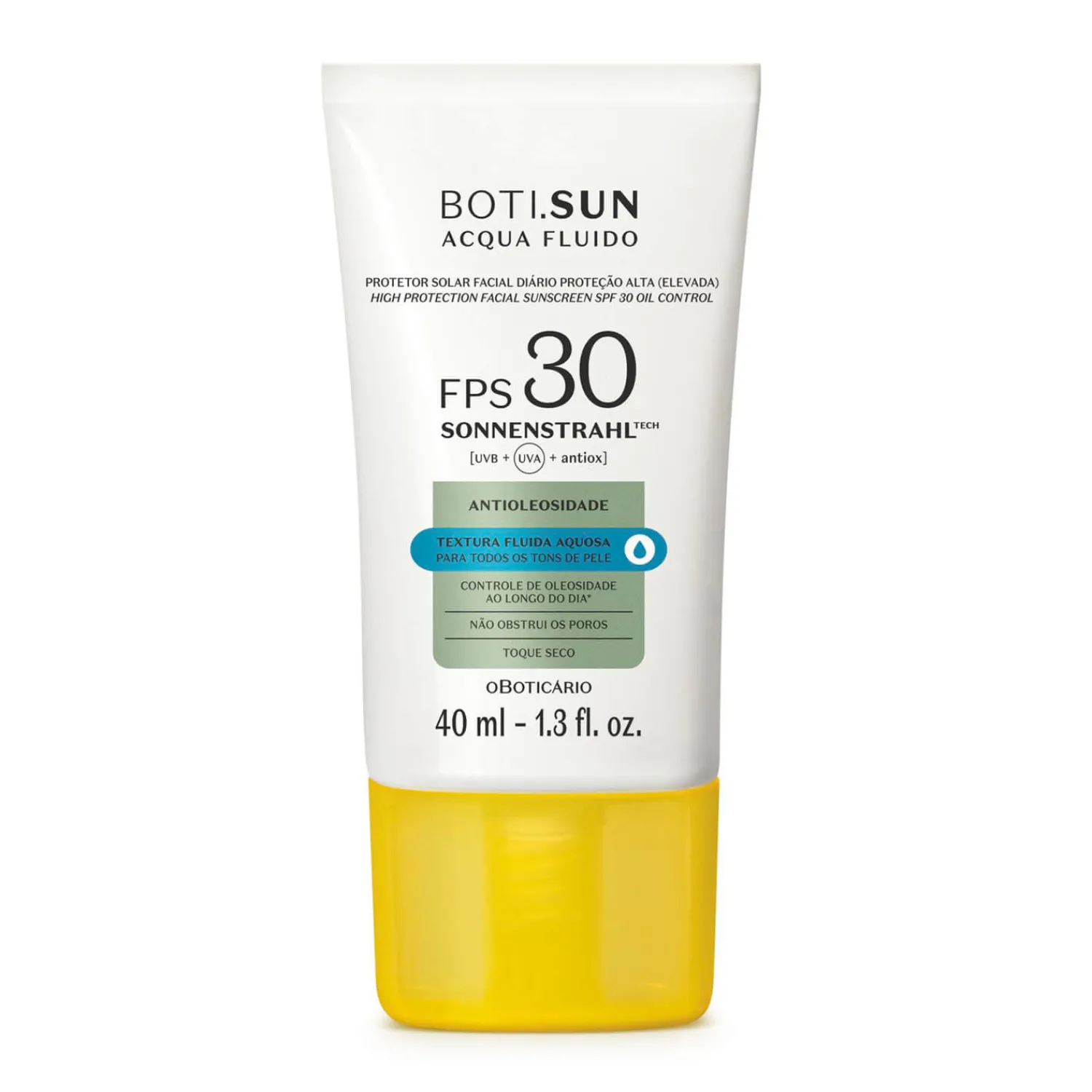 Protectores Solares | BOTISUN Protector solar facial diario antioledosidad fps 30 40ml acqua fluido