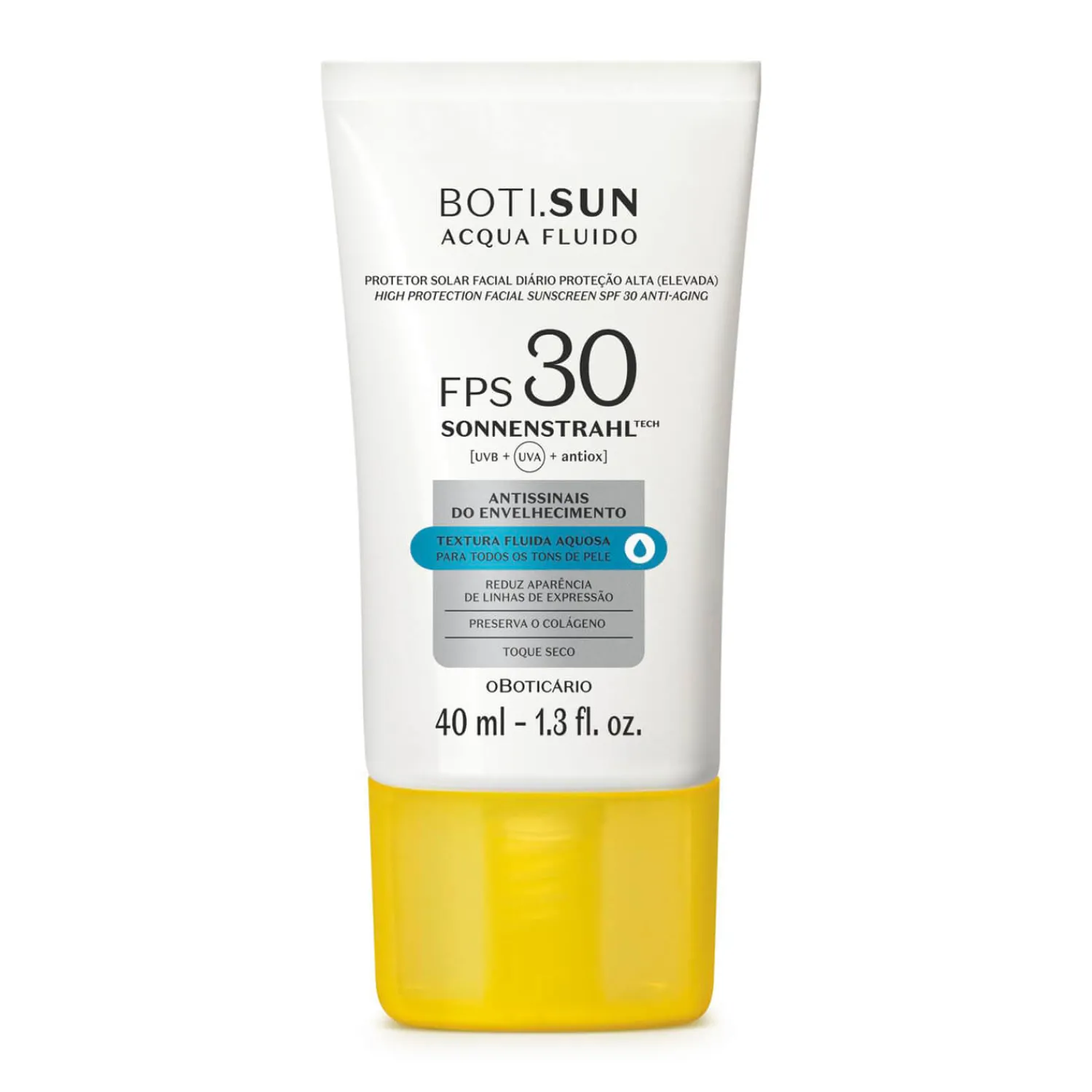 Unisex | Protectores Solares | BOTISUN Protector solar facial diario antiseñales fps 30 40ml acqua fluido