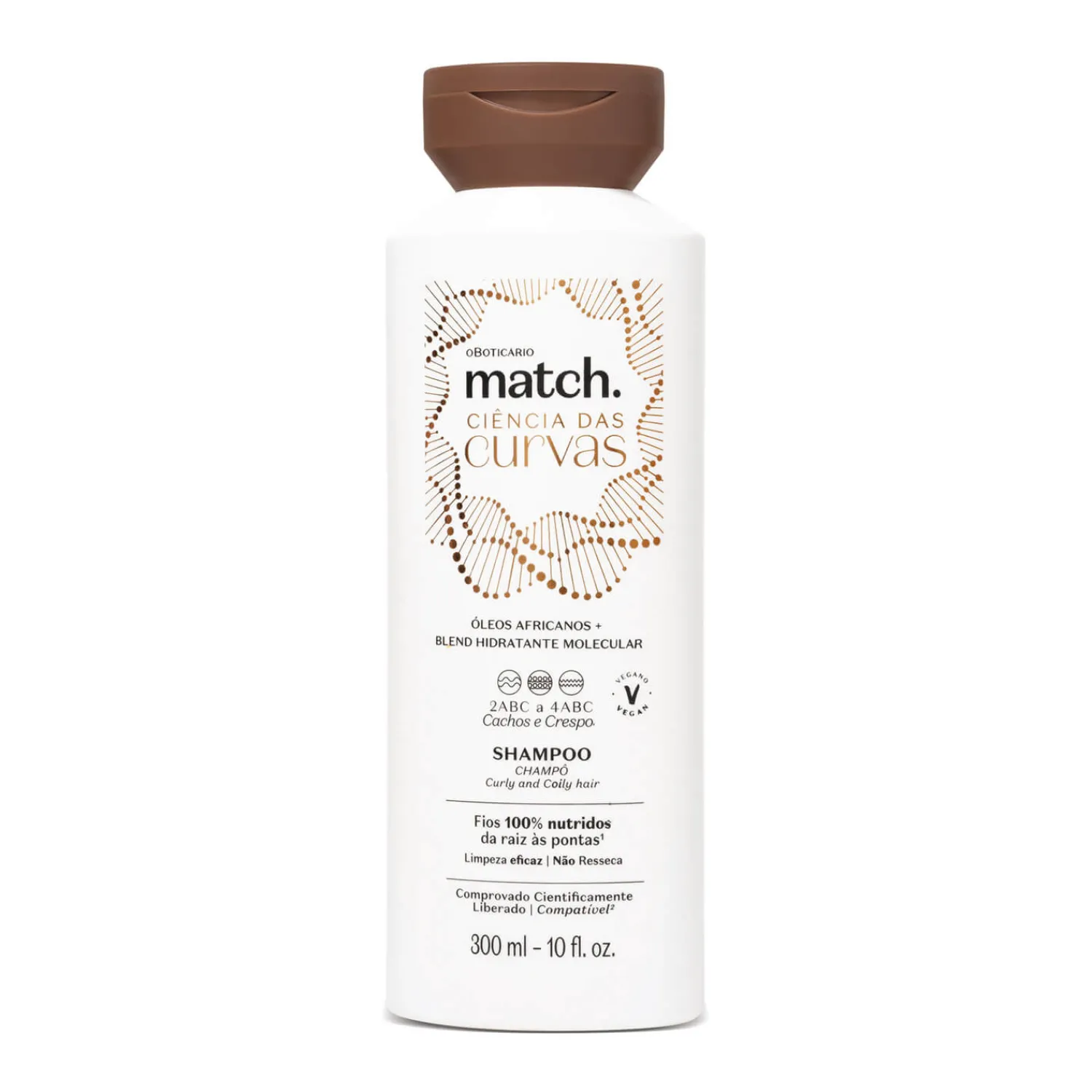 Shampoo | MATCH SHAMPOO HIDRATANTE CIENCIA CURVAS 300 ML