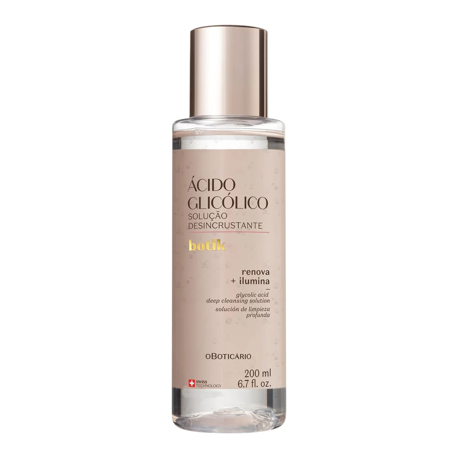 Skin Care Para Hombres | Limpiadores | BOTIK Solución Desincrustante - Ácido Glicólico, 200 ml